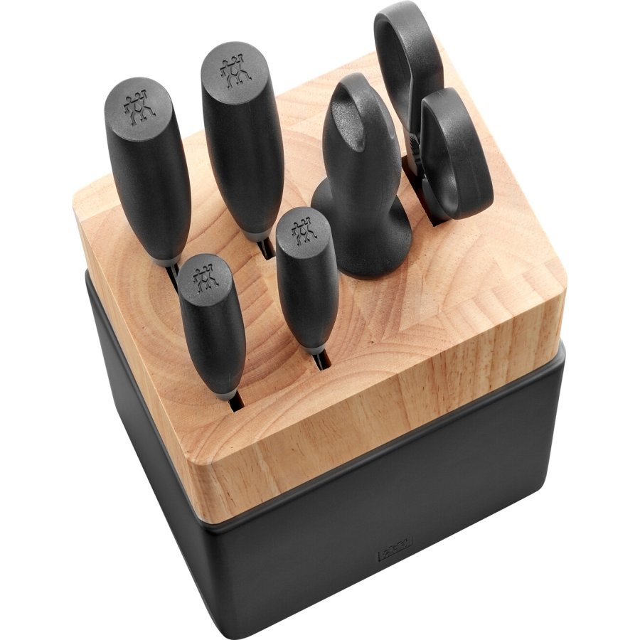 Zwilling Now S Messerblock 7-teilig, Gummiholz