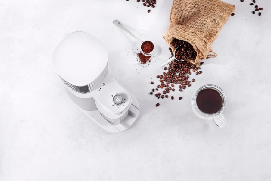 Zwilling Enfinigy Kaffeemhle, Silber/Wei