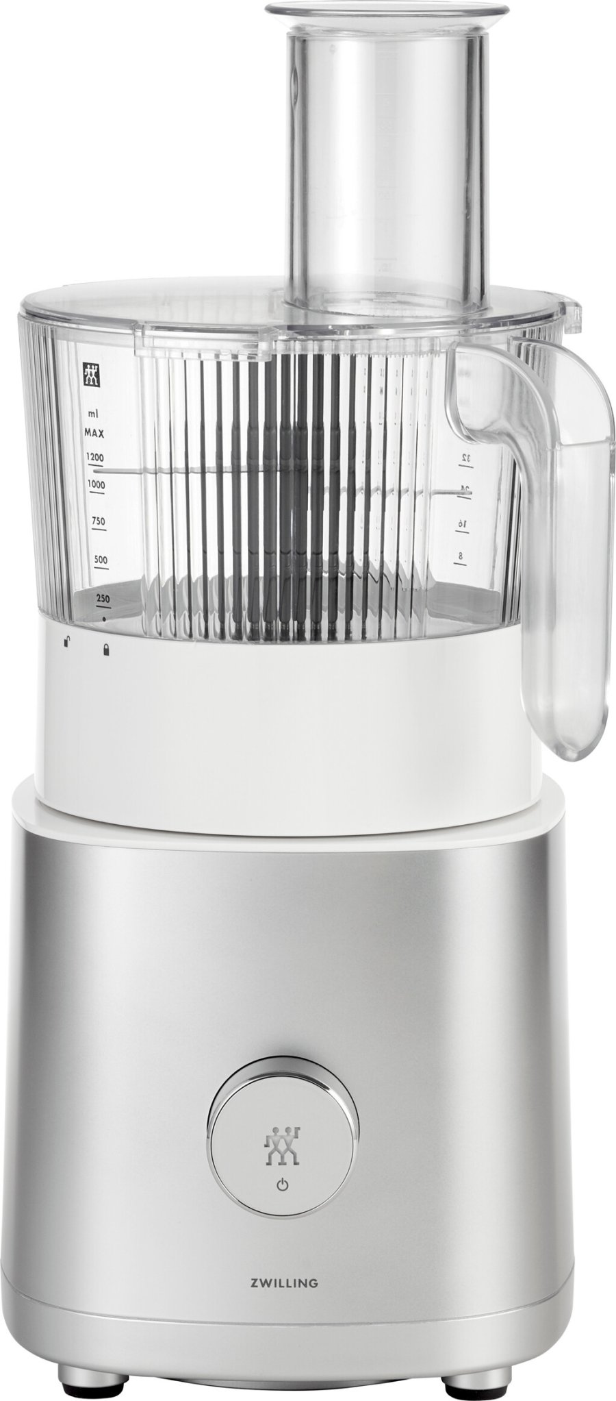 Zwilling Enfinigy Foodprocessor 1,2 L, Silber/Wei