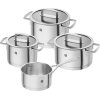 Zwilling Vitality Topfset 4-teilig, Rostfreies Stahl