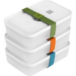 Zwilling Fresh & Save Vakuumadkassesæt 3 stk, Semitransparent/Hvid