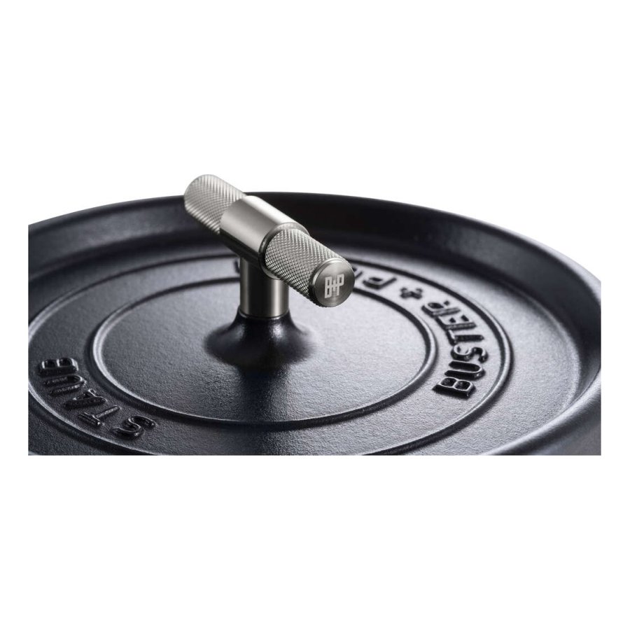 Staub La Cocotte Stbejernsgryde 24 cm/3,8 L, Sort/Krom
