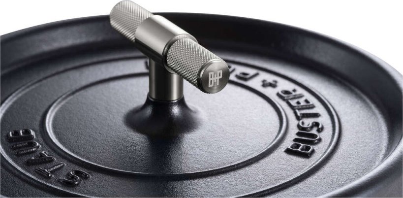 Staub La Cocotte Stbejernsgryde 24 cm/3,8 L, Sort/Krom