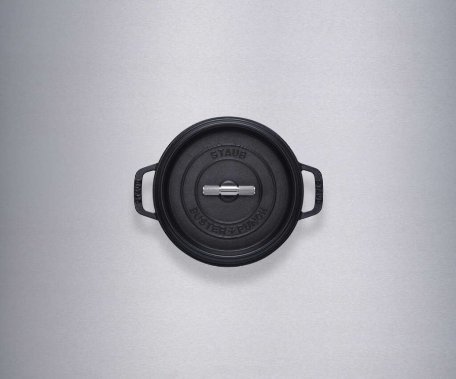 Staub La Cocotte Stbejernsgryde 24 cm/3,8 L, Sort/Krom