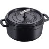 Staub La Cocotte Stbejernsgryde 24 cm/3,8 L, Sort/Krom