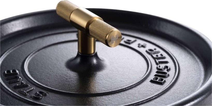Staub La Cocotte Stbejernsgryde 24 cm/3,8 L, Sort/Messing