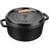Staub La Cocotte Stbejernsgryde 24 cm/3,8 L, Sort/Messing