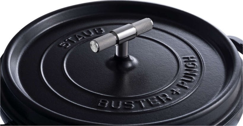 Staub La Cocotte Stbejernsgryde 28 cm/6,75 L, Sort/Krom