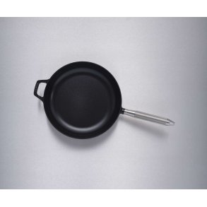 Staub Støbejernspande 28 cm, Sort/Krom