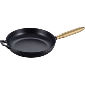 Staub Gusseisenpfanne 28 cm, Schwarz/Messing