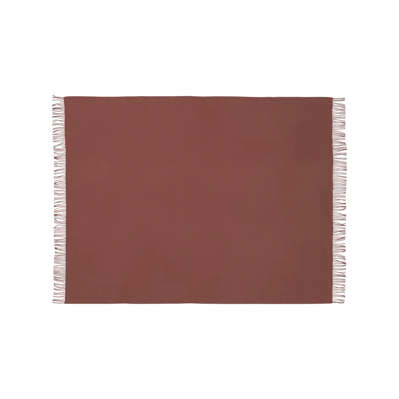 Silkeborg Uldspinderi Season Decke 130x200 cm, Rosewood