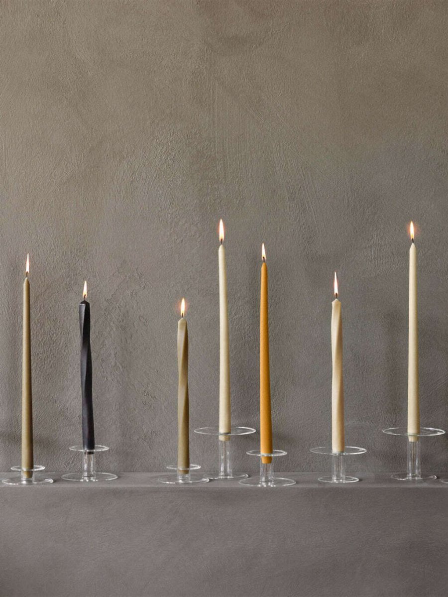 Audo Copenhagen Twist Kronelys 4 stk. 30 cm, Neutral