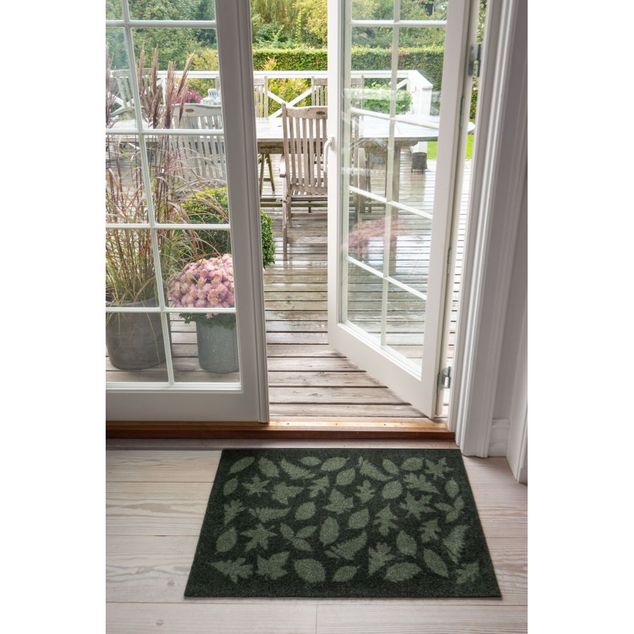 Tica Copenhagen Leaves Mtte 60x90 cm, Mrkegrn