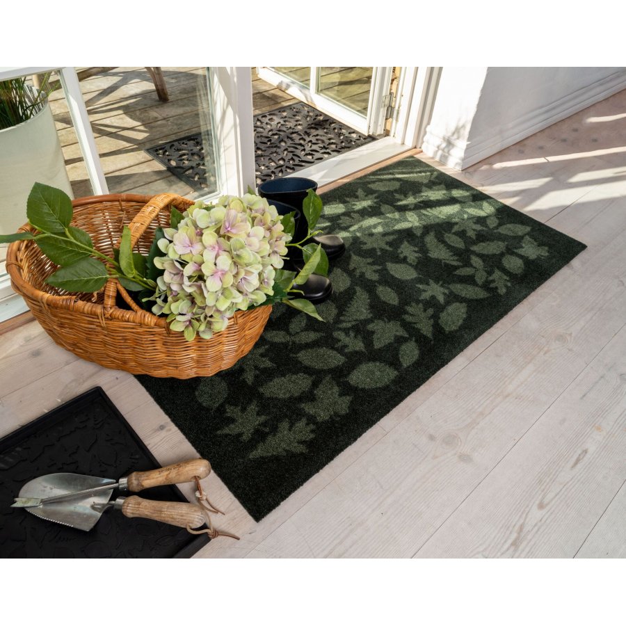 Tica Copenhagen Leaves M�tte 67x120 cm, M�rkegr�n