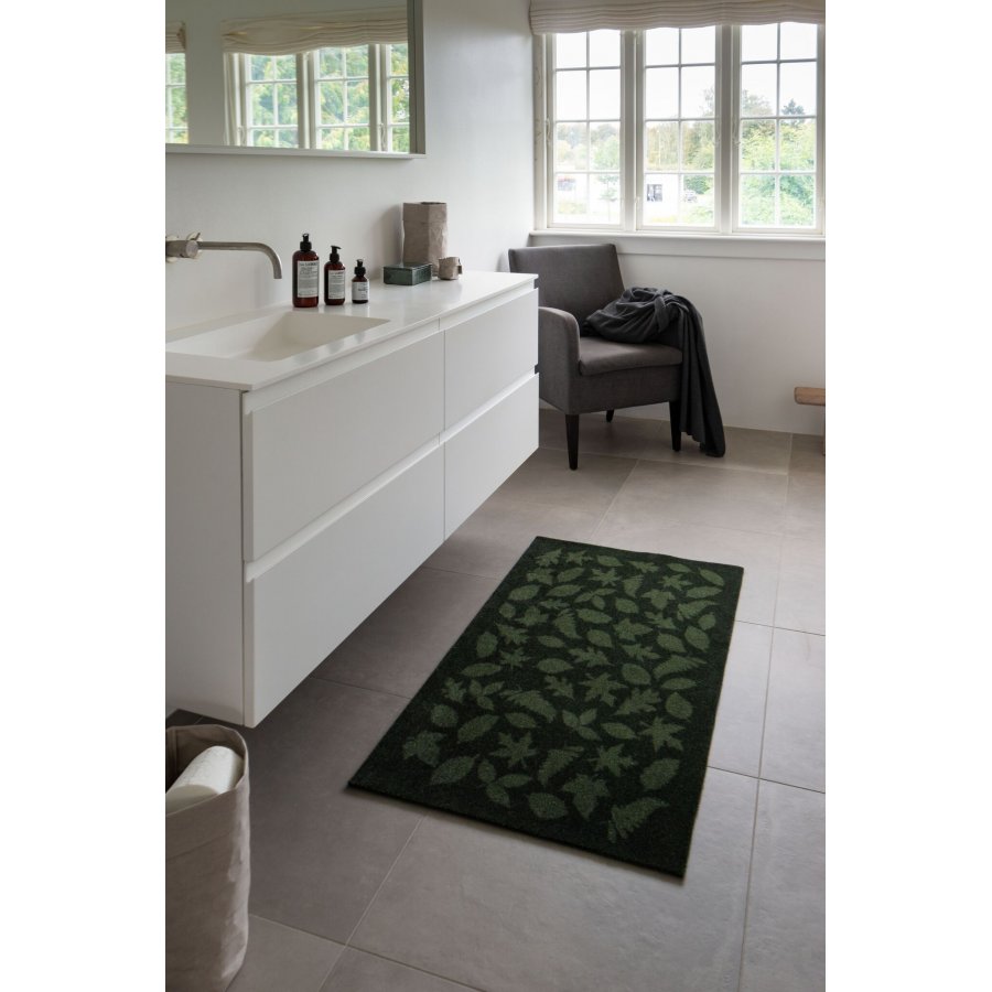 Tica Copenhagen Leaves M�tte 67x120 cm, M�rkegr�n