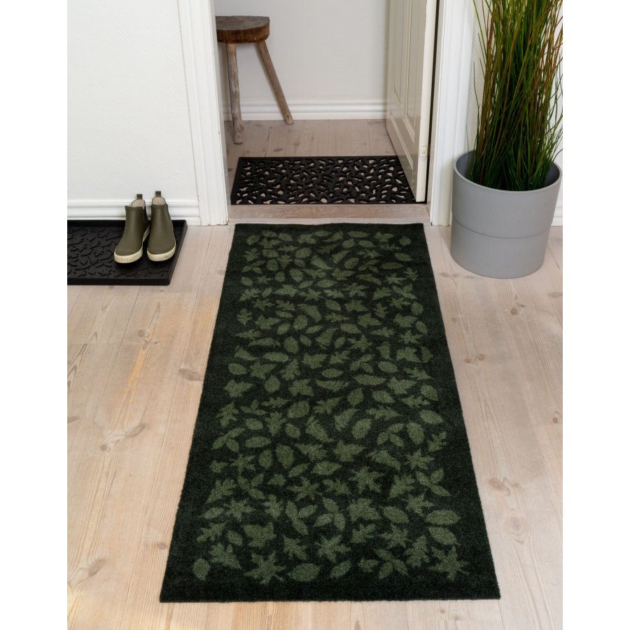 Tica Copenhagen Leaves M�tte 67x120 cm, M�rkegr�n