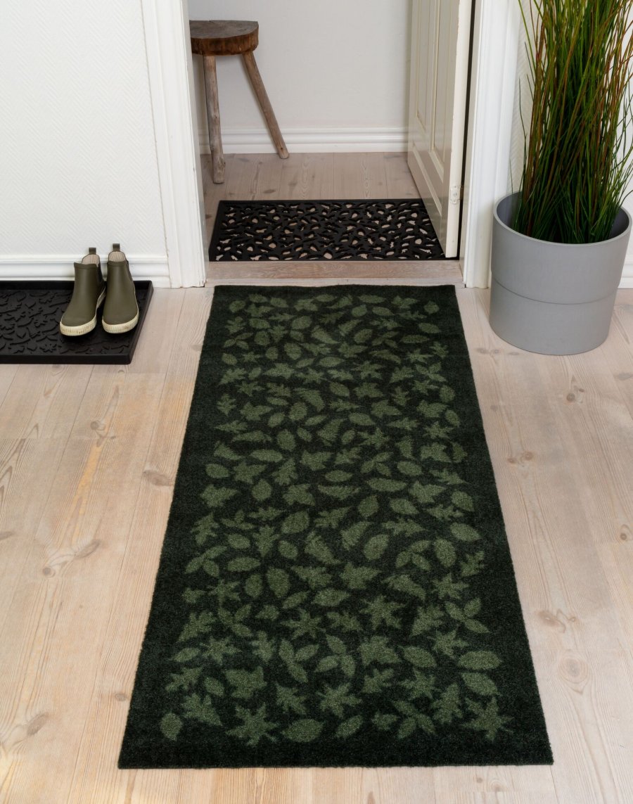 Tica Copenhagen Leaves M�tte 67x120 cm, M�rkegr�n