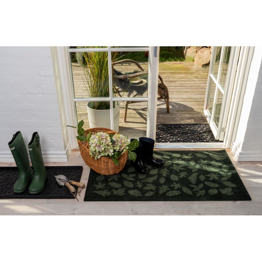 Tica Copenhagen Leaves M�tte 67x120 cm, M�rkegr�n