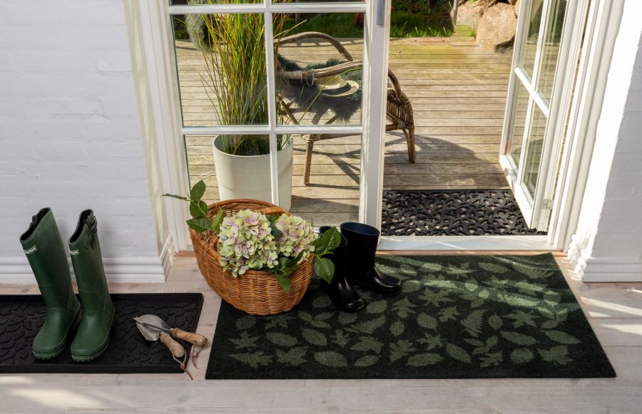 Tica Copenhagen Leaves M�tte 67x120 cm, M�rkegr�n