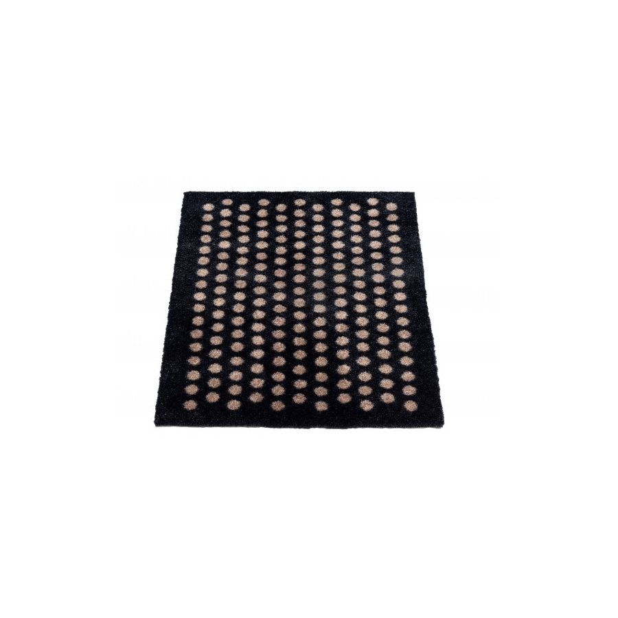 Tica Copenhagen Dot Fumatte 40x60 cm, Schwarz/Sand