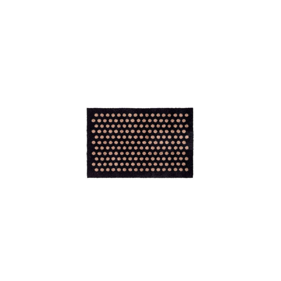 Tica Copenhagen Dot Fumatte 40x60 cm, Schwarz/Sand