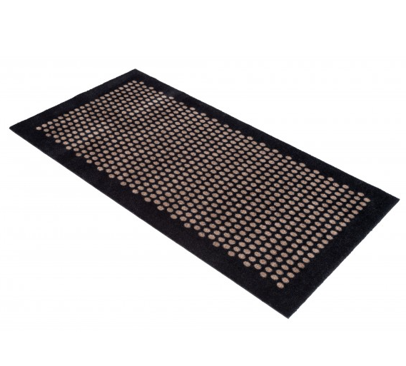 Tica Copenhagen Dot Matte 67x120 cm, Schwarz/Sand