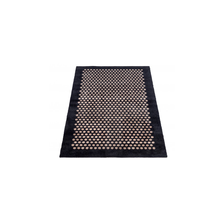 Tica Copenhagen Dot Matte 67x120 cm, Schwarz/Sand