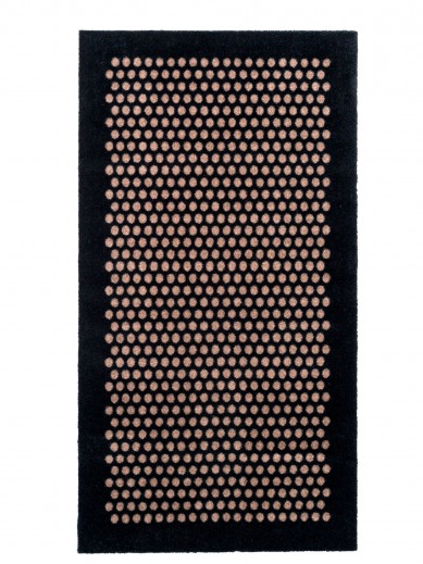 Tica Copenhagen Dot Matte 67x120 cm, Schwarz/Sand