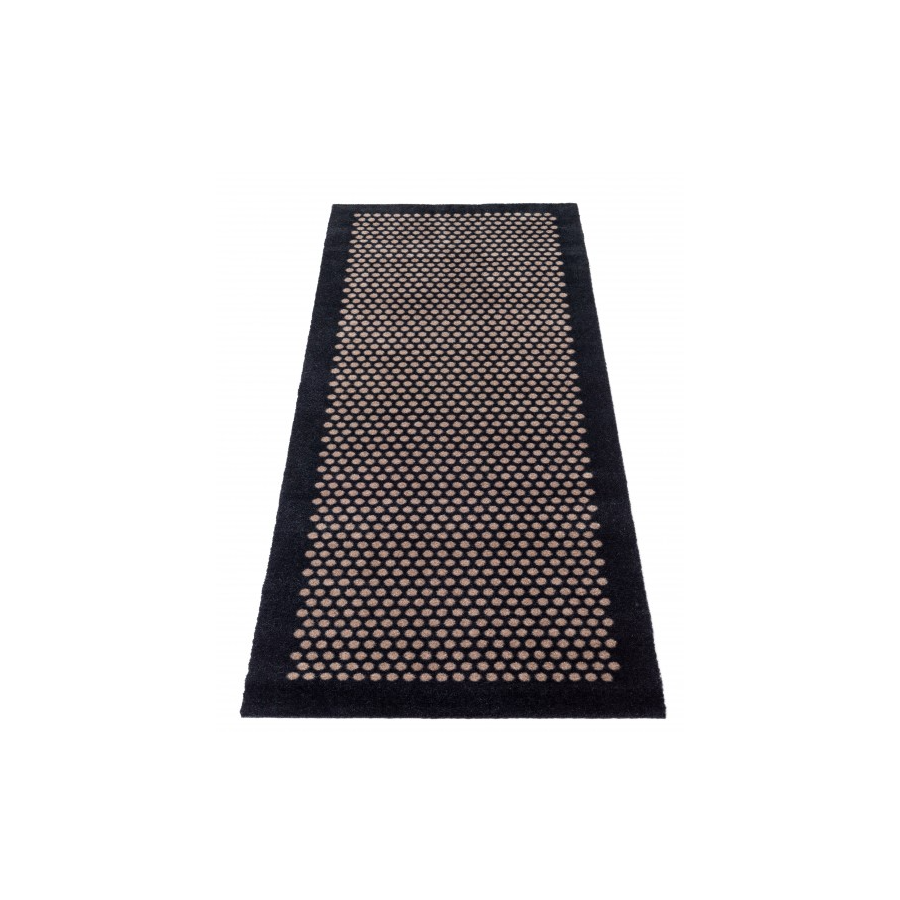 Tica Copenhagen Dot Matte 67x200 cm, Schwarz/Sand 