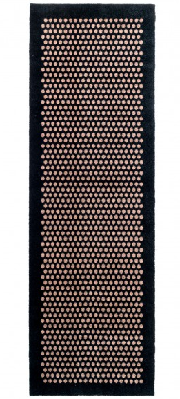 Tica Copenhagen Dot Matte 67x200 cm, Schwarz/Sand 