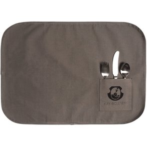 Kay Bojesen Canvas Tischset 49x35,5 cm, Grau