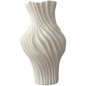 BLOOM OBJECTS Sculpa Vase H31 cm, Wei&szlig;