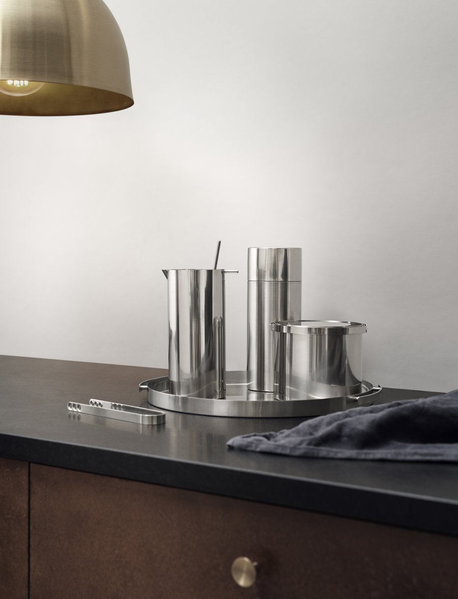 Stelton AJ Eiszange, Edelstahl