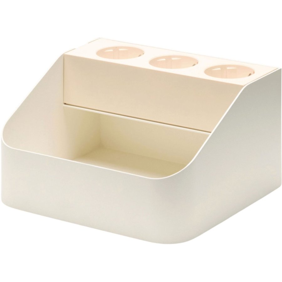 Pedestal Power Bar Tray 17x15 cm, Pearl