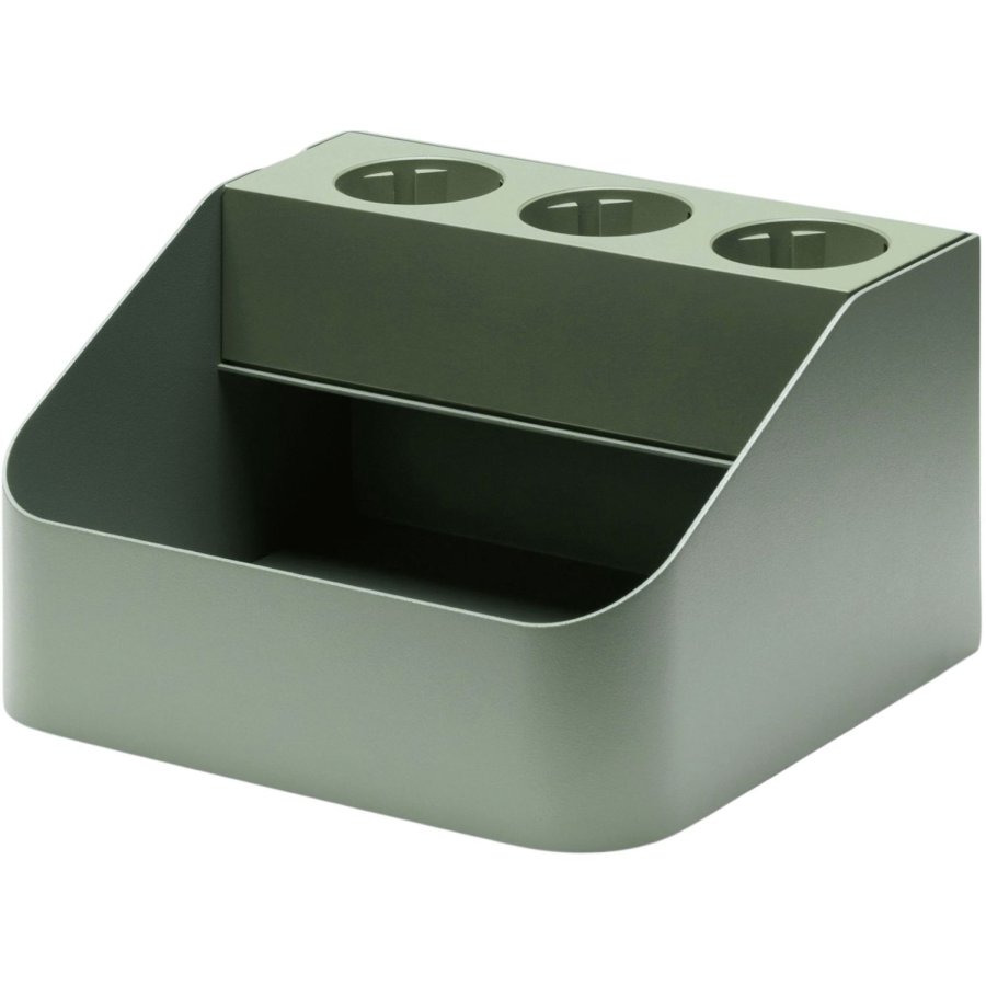 Pedestal Power Bar Tray 17x15 cm, Mossy Green