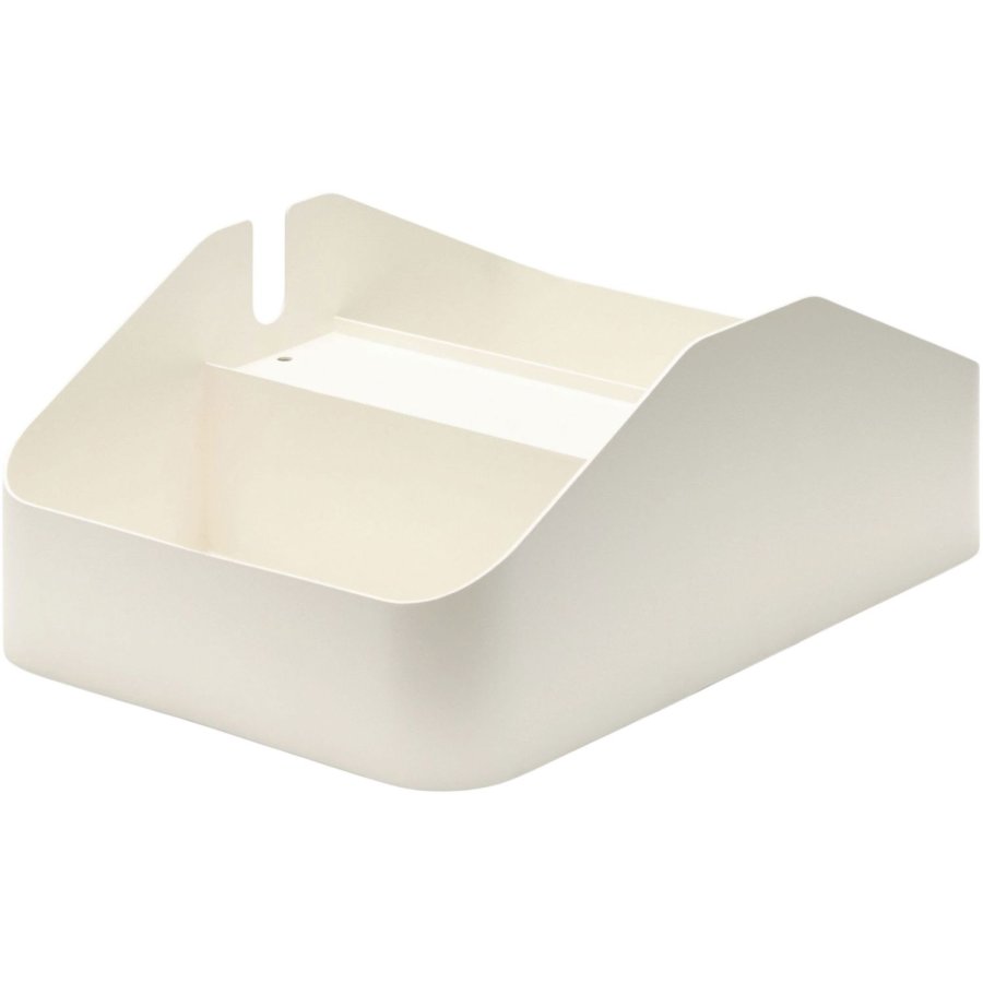 Pedestal Power Bar Tray Double 17x25 cm, Pearl