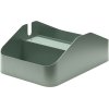 Pedestal Power Bar Tray Double 17x25 cm, Mossy Green