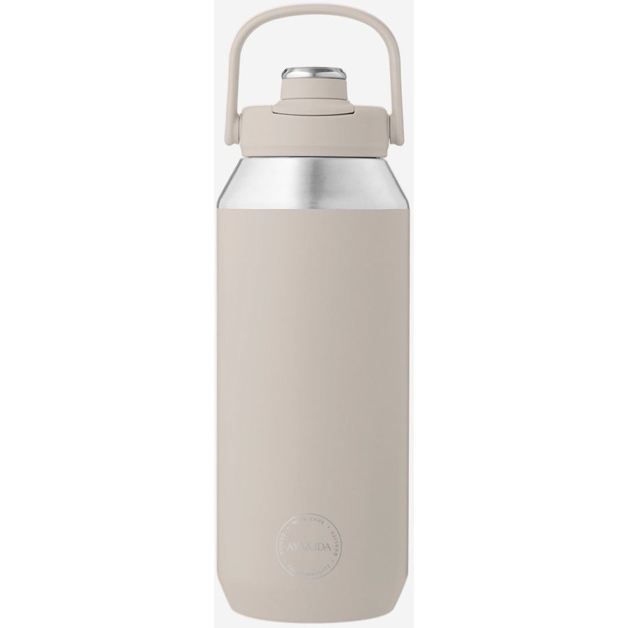 AYA&IDA Sports Drikkeflaske 950 ml, Cream Beige