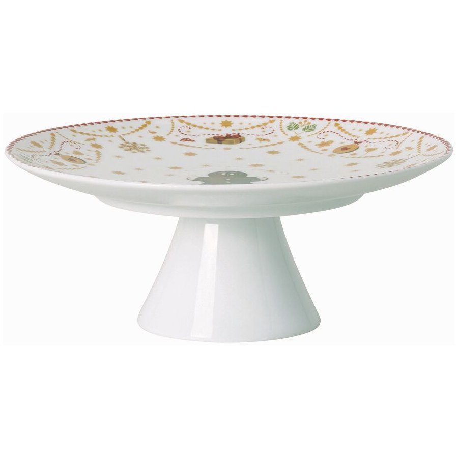 Hutschenreuther Christmas Love Fad p� Fod �21,6 cm, Hvid