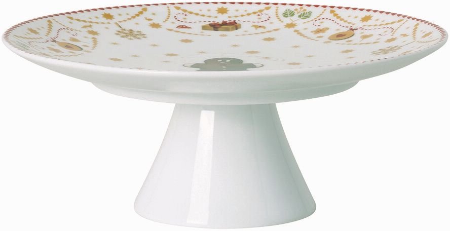 Hutschenreuther Christmas Love Fad p� Fod �21,6 cm, Hvid