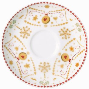 Hutschenreuther Christmas Love Espressounderkop 12,1 cm, Hvid