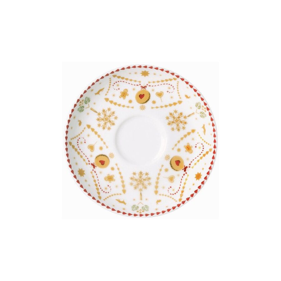 Hutschenreuther Christmas Love Espressounderkop 12,1 cm, Hvid