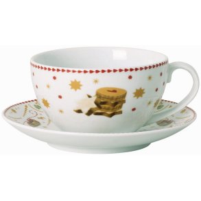 Hutschenreuther Christmas Love Kop m. Underkop 43 cl, Hvid