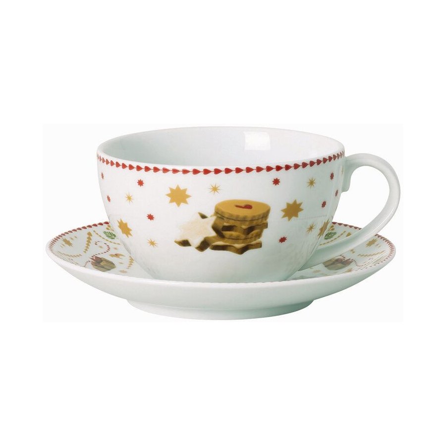 Hutschenreuther Christmas Love Kop m. Underkop 43 cl, Hvid
