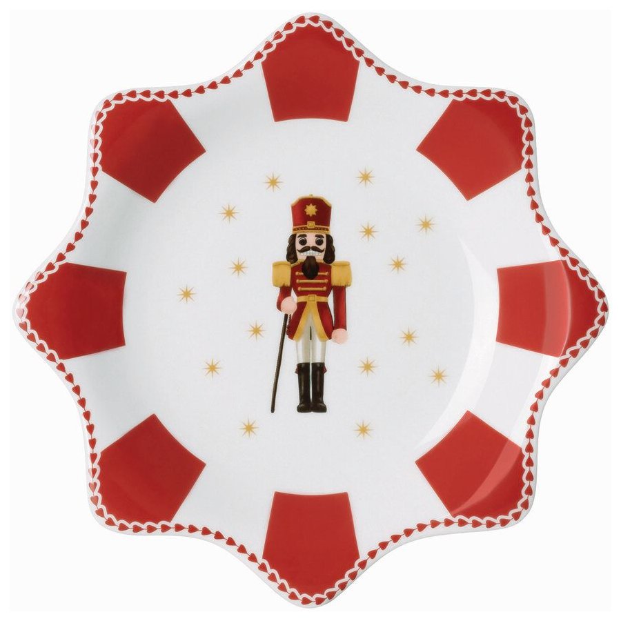 Hutschenreuther Christmas Love Serveringsfad �20,5 cm, R�d
