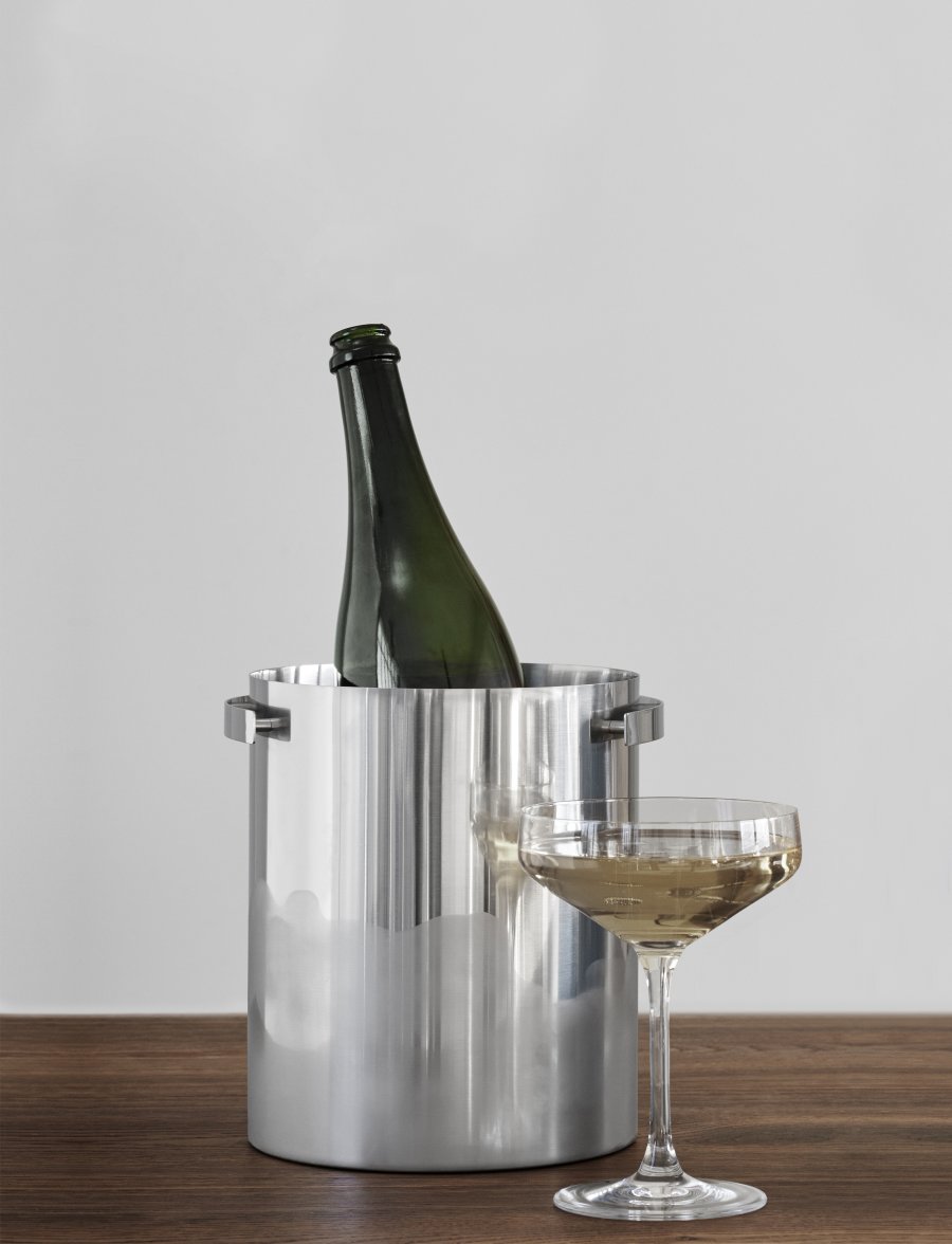 Stelton AJ Champagnerkhler 17,5 cm, Edelstahl