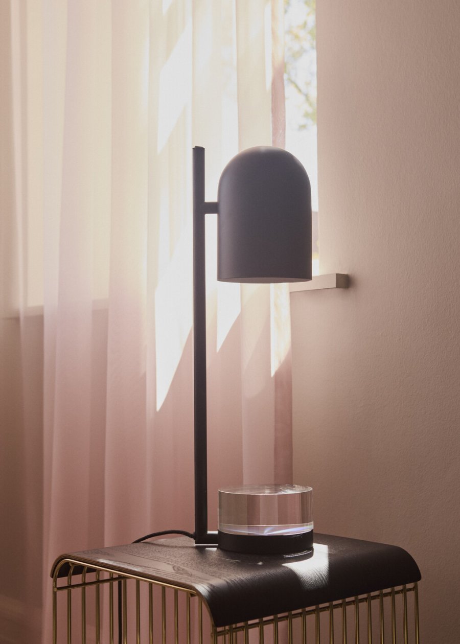 AYTM LUCEO Bordlampe H50 cm, Sort/Klar