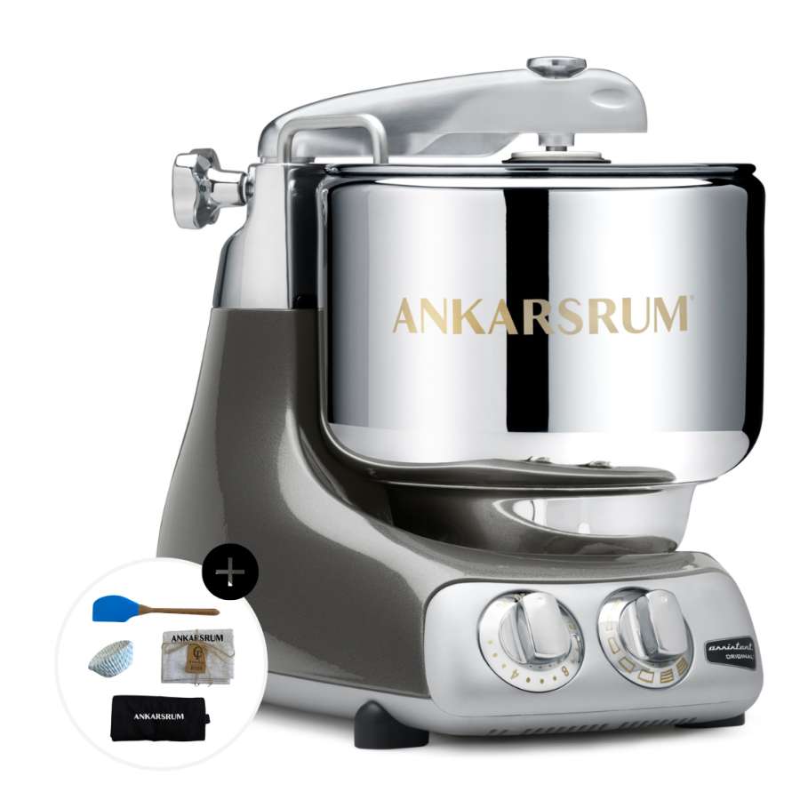 Ankarsrum Assistent Original Kkkenmaskine AKM 6230, Sort Krom