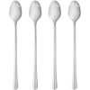 Georg Jensen Copenhagen Caffe Latte Teelöffel 4er Set, Stahl Matt