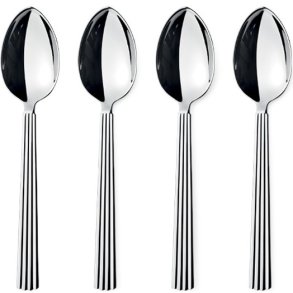 Georg Jensen Bernadotte Dessertskeer 4 stk, Blankt Stål